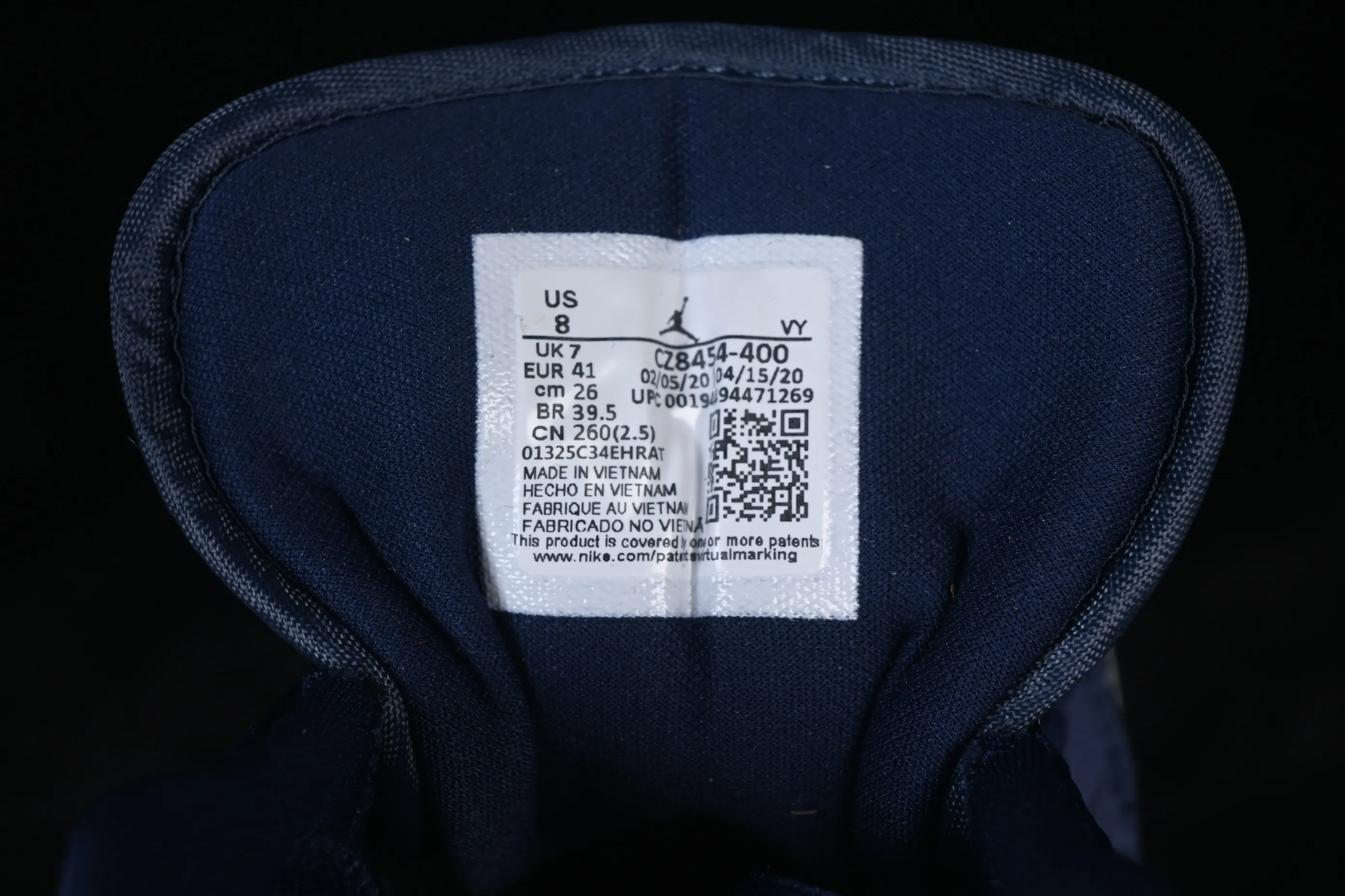 All categories Air Jordan Jordan series basketball shoes Air Jordan 1 Low G version pure original Air Jordan 1 Low AJ1 Joe 1 Patriot blue and red low-top cultural and leisure sports sneakers CZ8454-400
